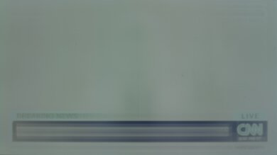 A photo showing burn-in on the LG B2 OLED