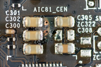 QN900A failed capacitors