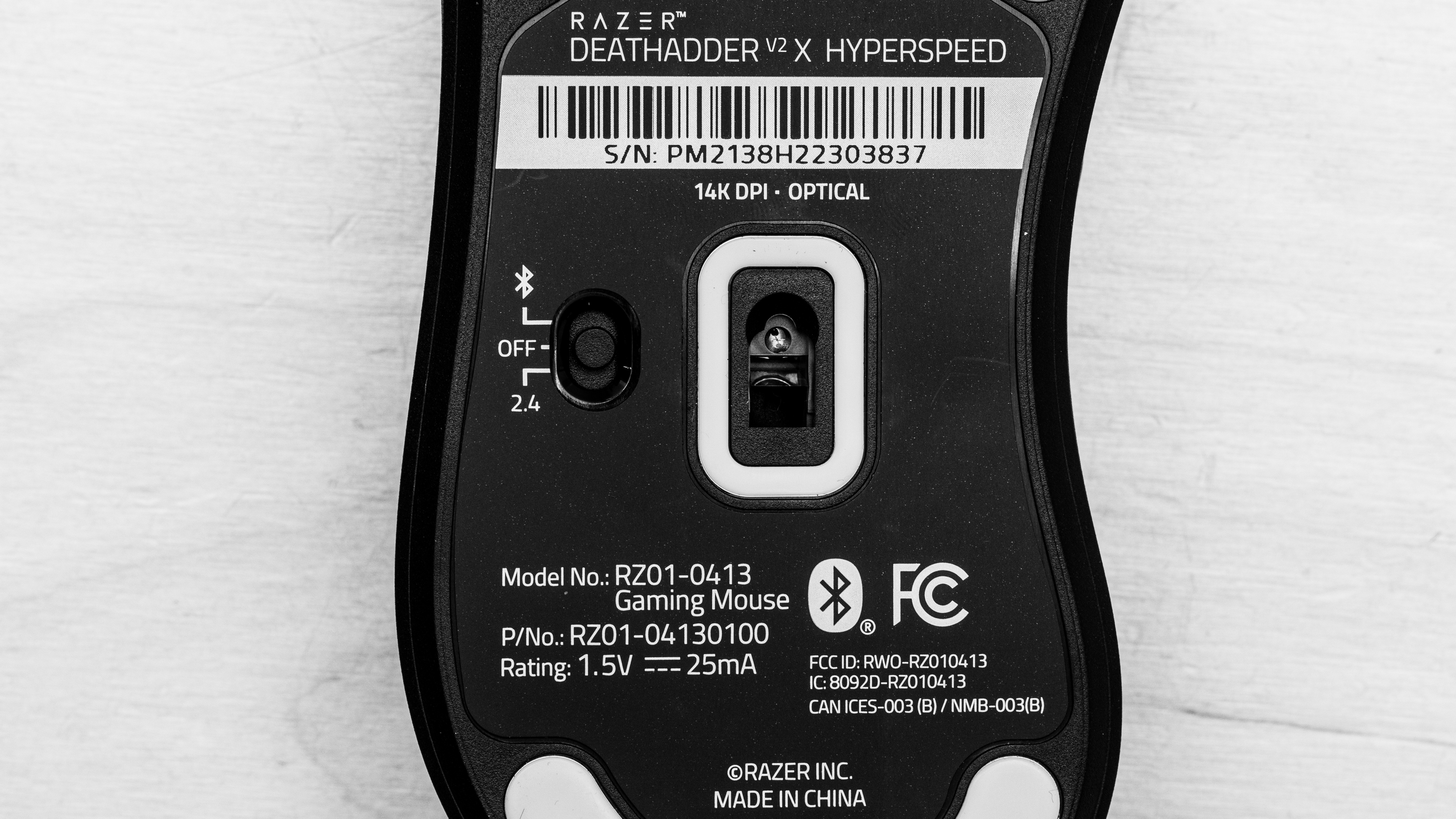 Razer DeathAdder V2 X HyperSpeed, black - Wireless Optical Mouse,  RZ01-04130100-R3G1