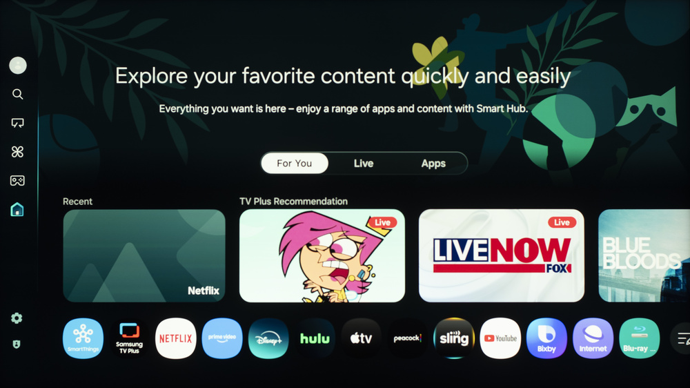 Samsung's Tizen Dashboard.